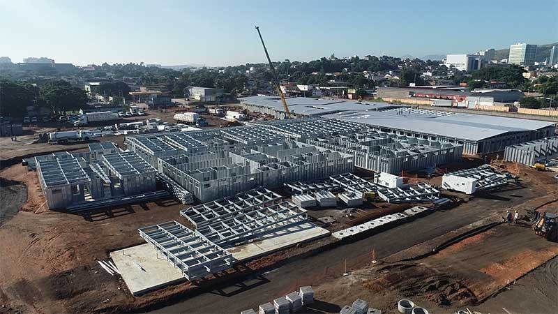 Construção do Hospital Estadual Dr. Ricardo Cruz | Quick House - Nova Iguaçu-RJ (2021)