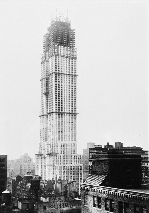 Construção do Empire State Building - EUA (1930-1931)